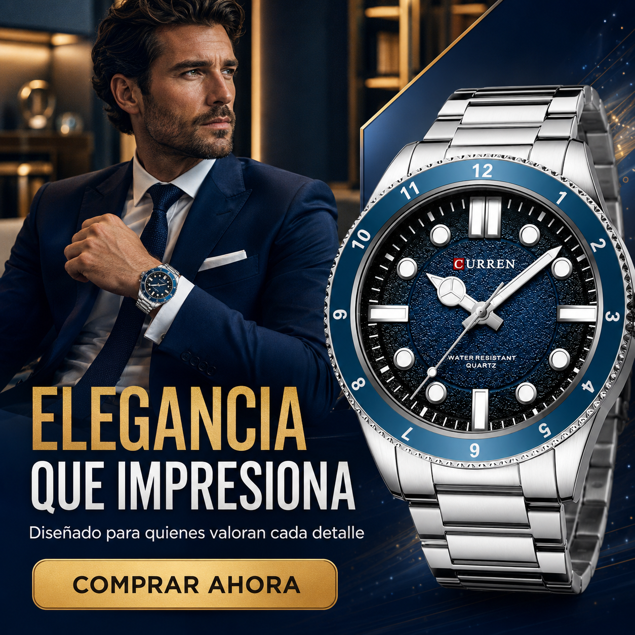 RELOJ CURREN 8450 ( AZUL )