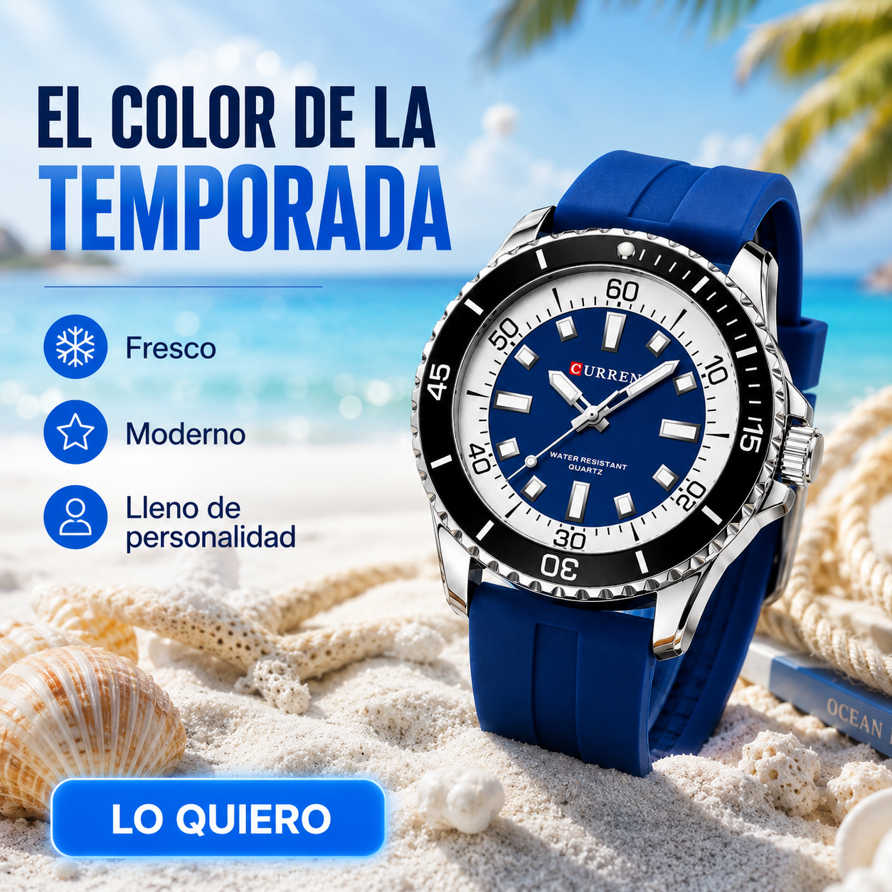 RELOJ CURREN 8448 (AZUL)