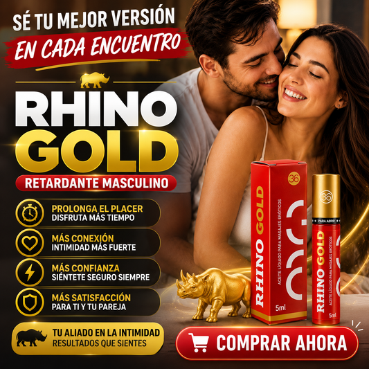 RHINO GOLD Spray | Bienestar Masculino Premium
