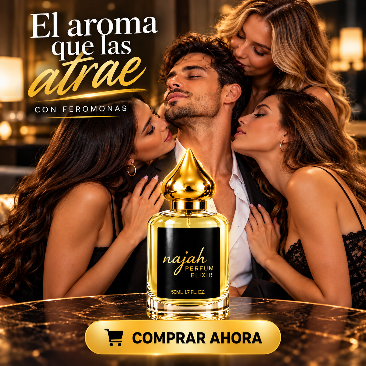 Najah Perfum Elixir con Feromonas | Fragancia Árabe