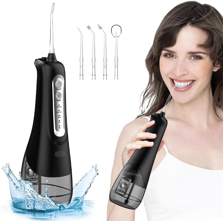 IRRIGADOR BUCAL PORTATIL (NEGRO)