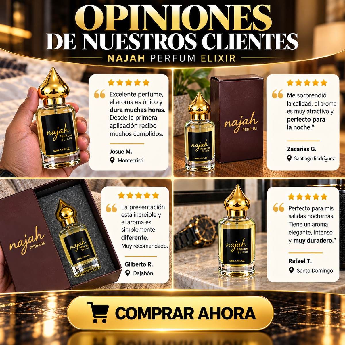 Najah Perfum Elixir con Feromonas | Fragancia Árabe