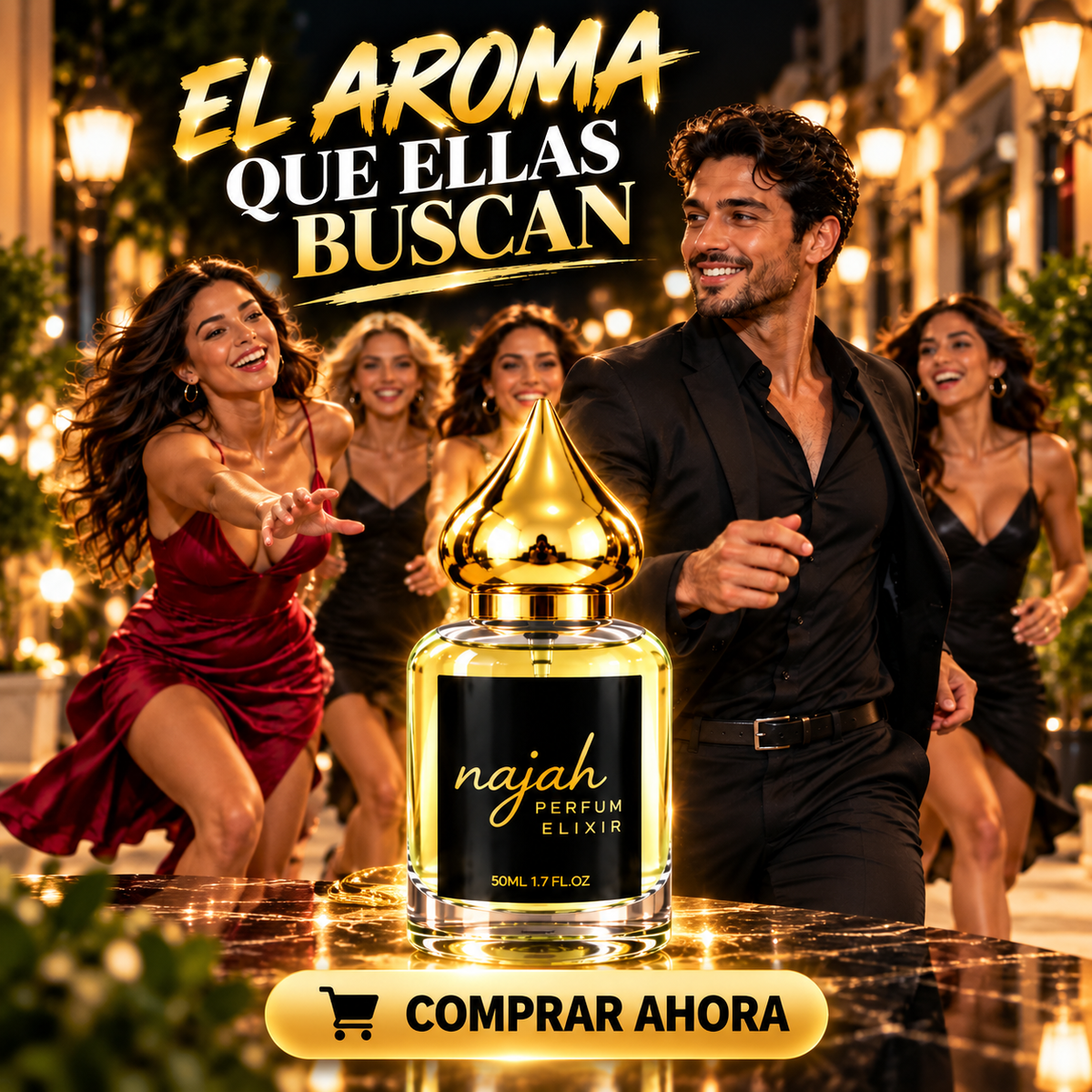 Najah Perfum Elixir con Feromonas | Fragancia Árabe