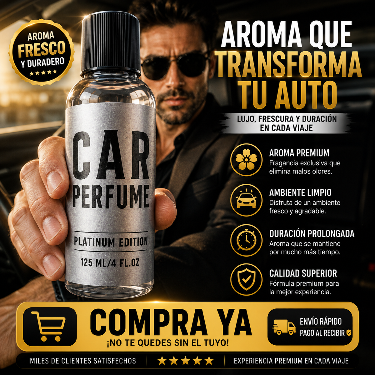 Car Perfume Premium – Fragancia de Larga Duración para Auto