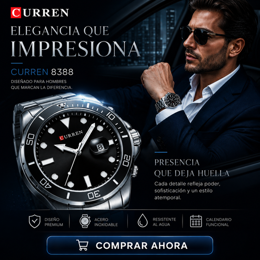 RELOJ CURREN 8388 (NEGRO)