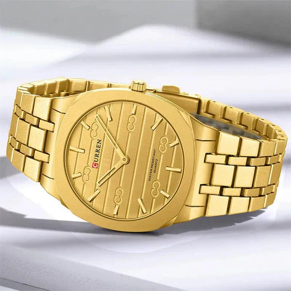 RELOJ CURREN 8444 ( DORADO )