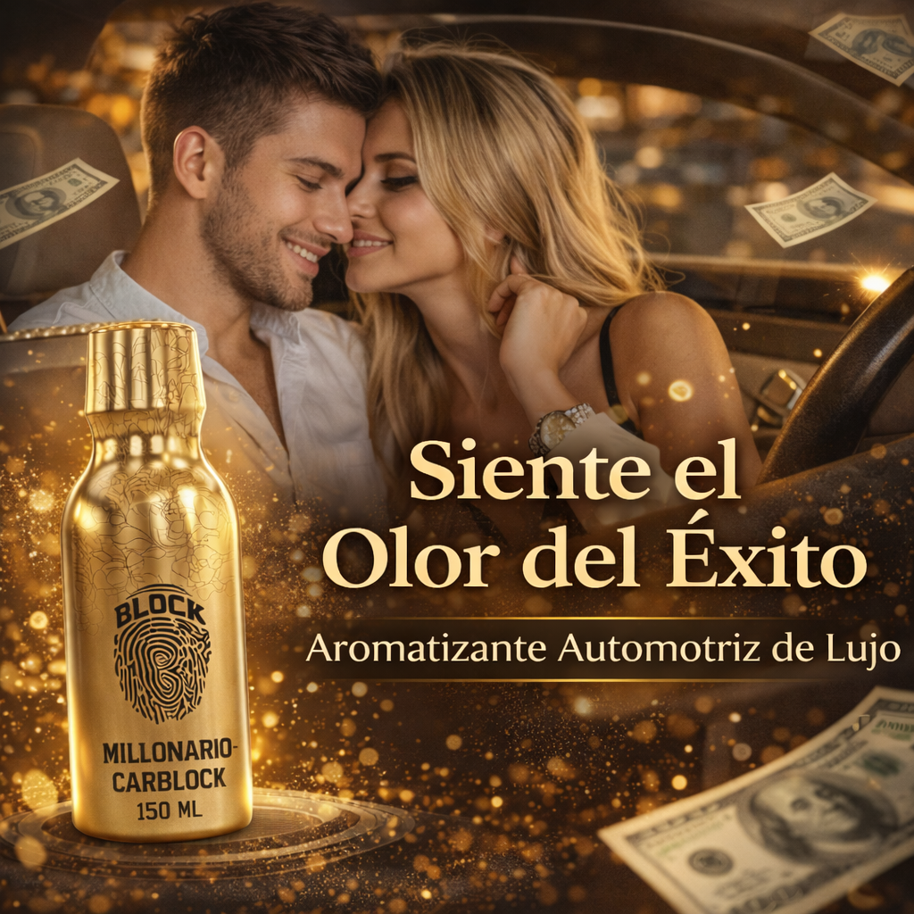 CARBLOCK Perfume para Auto - Fragancia Premium para Vehículos