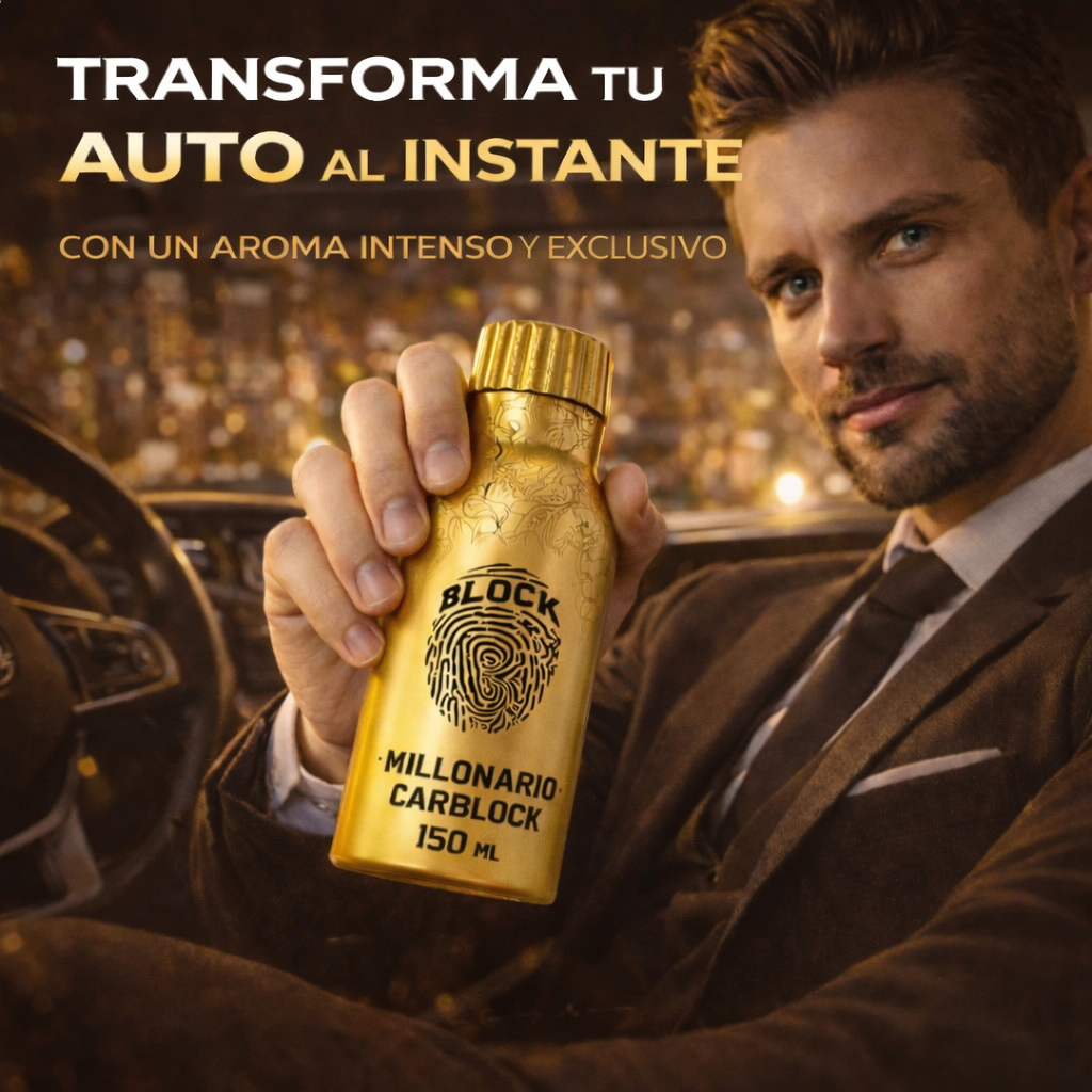CARBLOCK PERFUME PARA AUTO