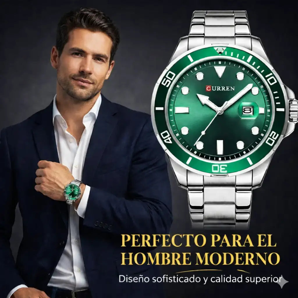 RELOJ CURREN 8388 (VERDE)