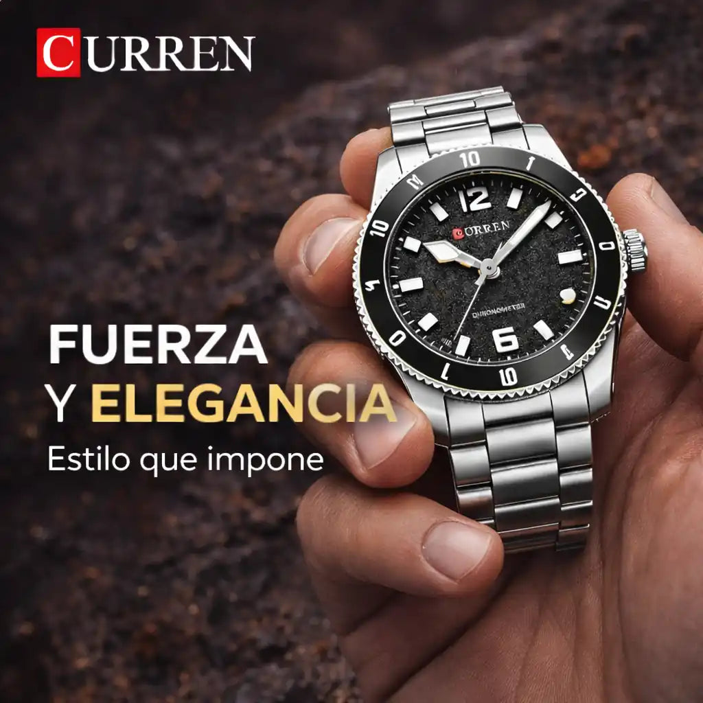 RELOJ CURREN 8450 (NEGRO )