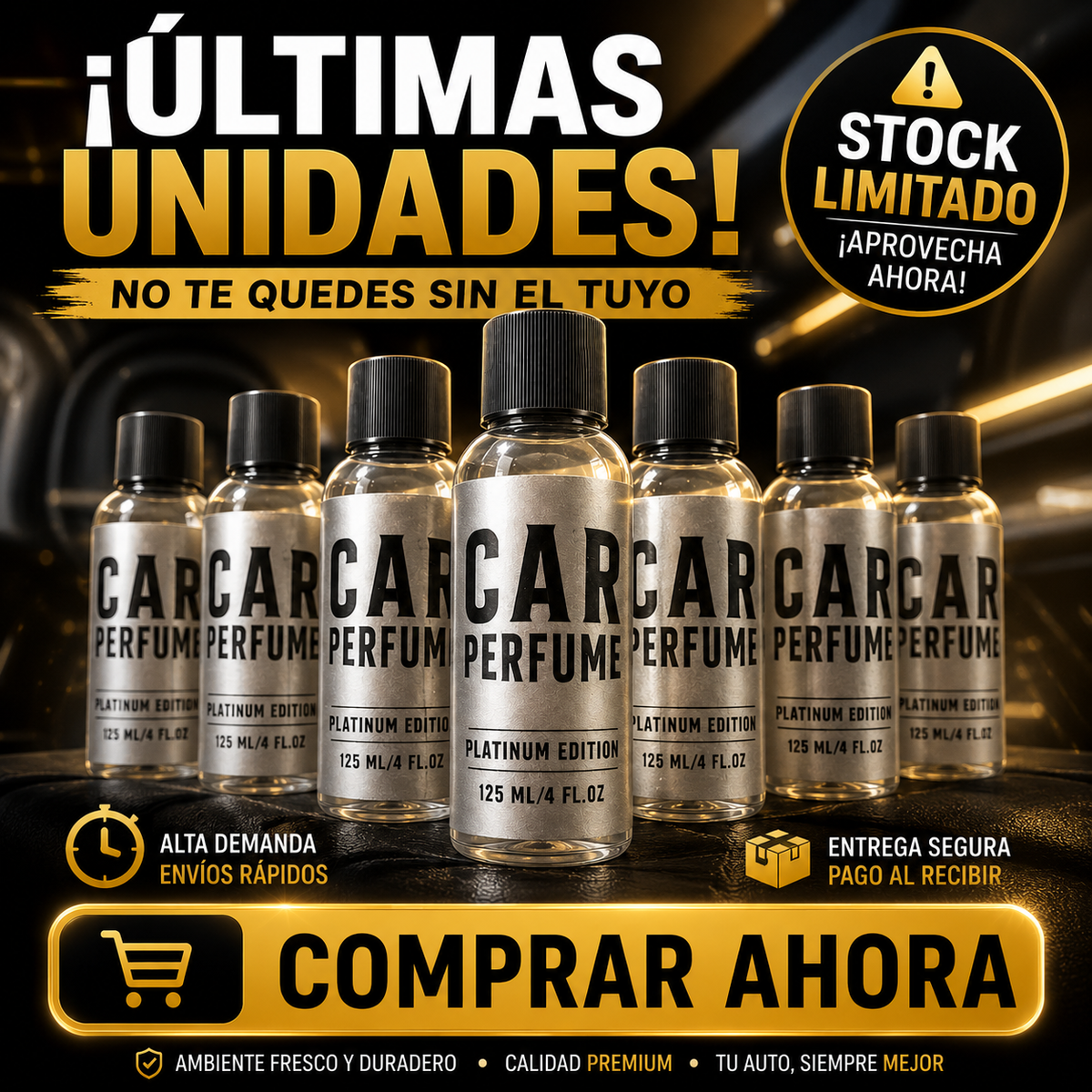 Car Perfume Premium – Fragancia de Larga Duración para Auto
