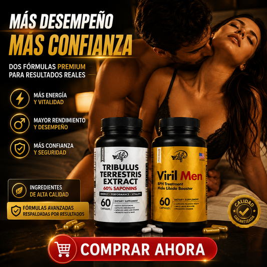 Tribulus Terrestris + Viril Men | Suplemento Natural para Hombres