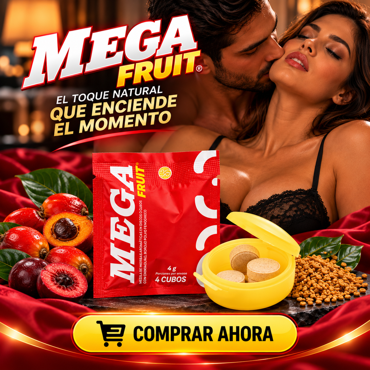 Mega Fruit | Cubos de mezcla herbal
