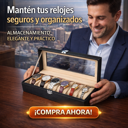 CAJA ORGANIZADORA PARA RELOJES