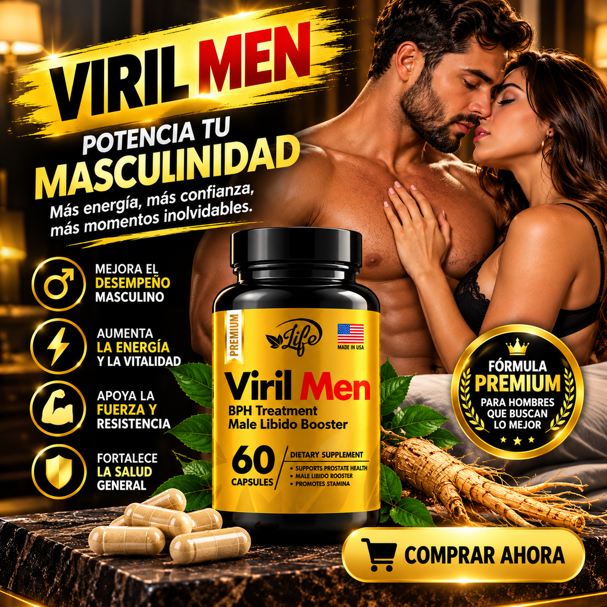 Viril Men en Cápsulas | Suplemento para Hombre