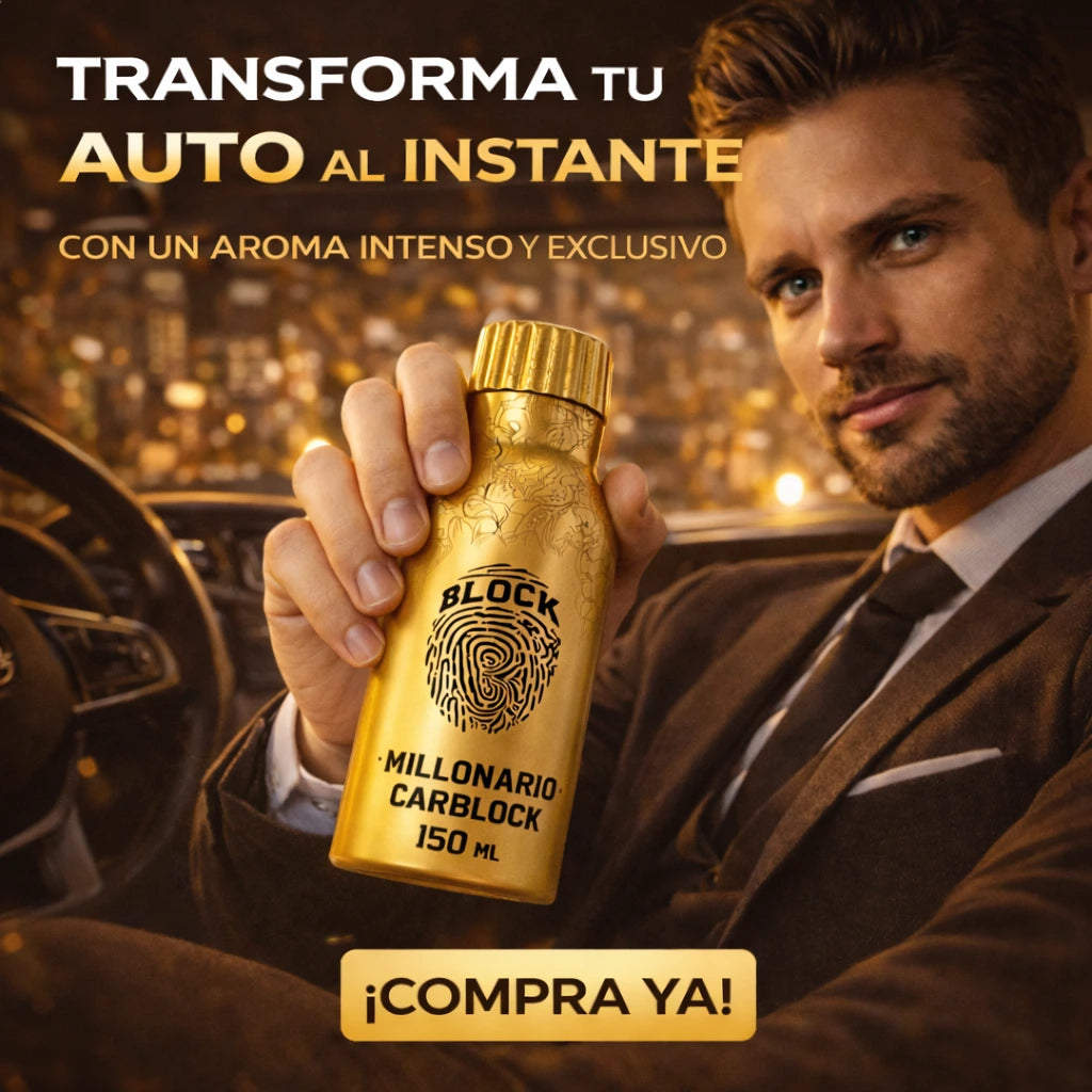 CARBLOCK Perfume para Auto - Fragancia Premium para Vehículos