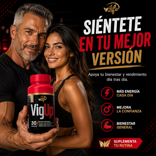 VIGUP — Suplemento Masculino Natural para Energía y Rendimiento