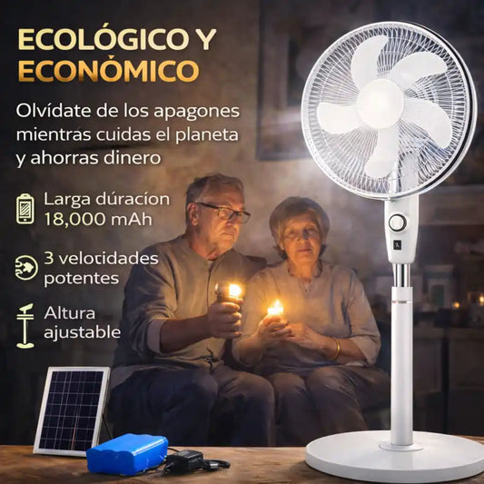 ABANICO SOLAR 16"