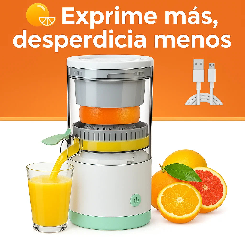 EXPRIMIDOR DE JUGOS RECARGABLE